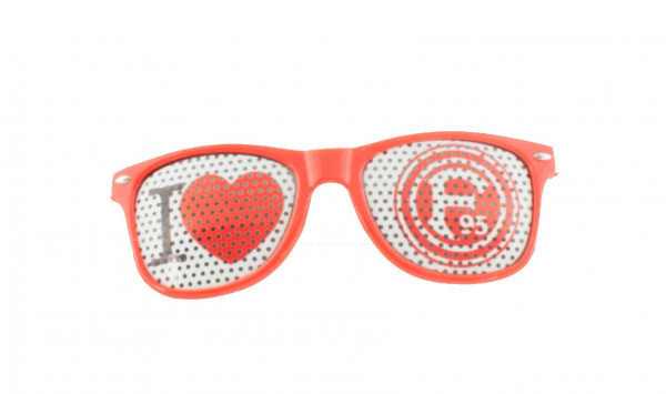 Fortuna Düsseldorf Kinder Fanbrille Fussball Rot/Weiß