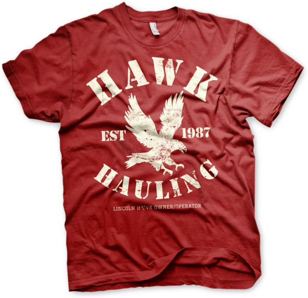 Over The Top Hawk Hauling T-Shirt Tango-Red