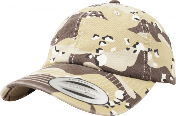 YUPOONG Inc. Cap Low Profile Camo Washed Cap in 6-color desert