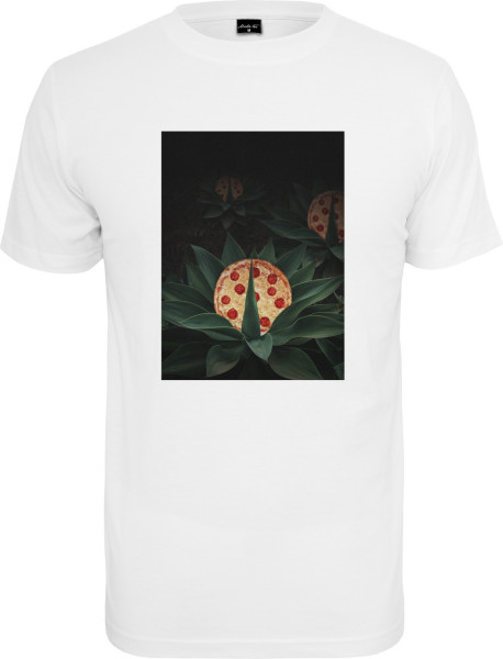 Mister Tee T-Shirt Pizza Plant Tee White