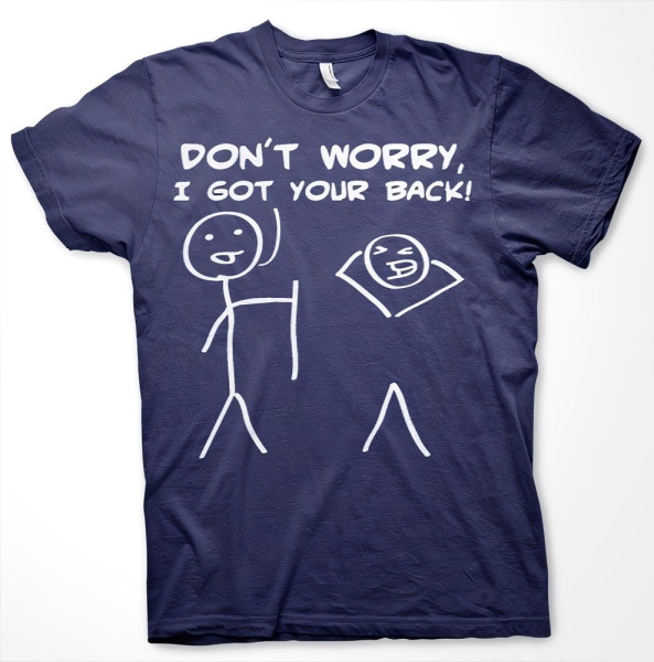 Hybris Don't Worry, I Got Your Back! T-Shirt Navy