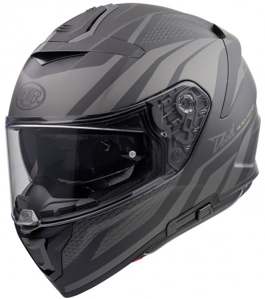 Premier Integralhelm Devil PR9 BE BM Black/Grey Matt