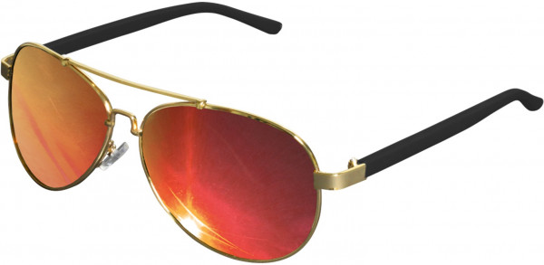 MSTRDS Sonnenbrille Sunglasses Mumbo Mirror Gold/Red