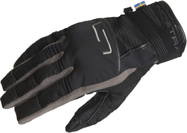 Lindstrands Motorrad Handschuhe Glove Nyhusen Black/Grey 720-21120109