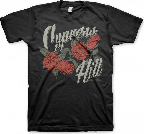 Cypress Hill Flower T-Shirt Black