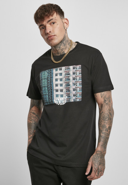 Mister Tee T-Shirt Hood Tee Black