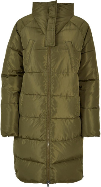 Urban Classics Damen Mantel Ladies High Neck Puffer Coat
