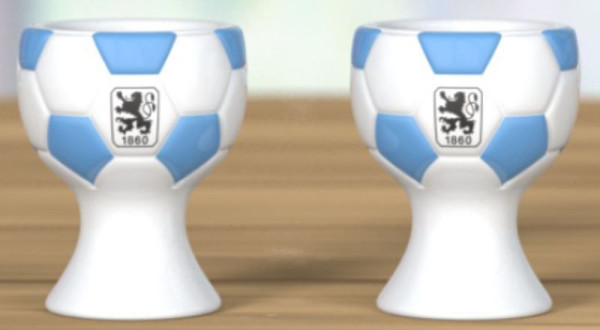 TSV 1860 München Eierbecher 2er-Set Fussball