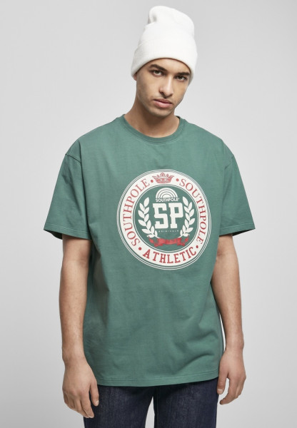 Southpole T-Shirt College Tee Darkfreshgreen