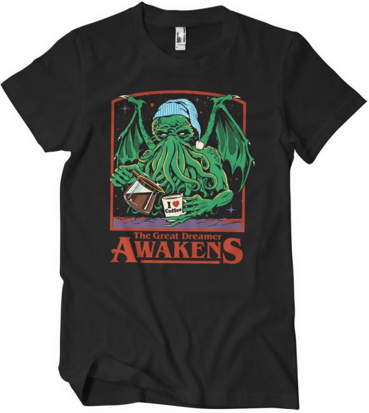 Steven Rhodes The Great Dreamer Awakens T-Shirt Black