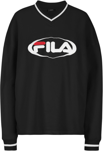 Fila Damen Sweatshirt Langerma Oversized V-Neck Sweat Shirt FAW0894
