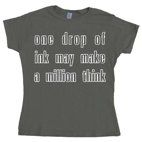 Tokigt Damen One Drop Of Ink Girly T-Shirt SH-5-15055-LFH1-4