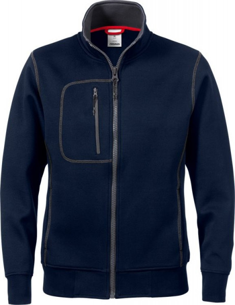 Fristads Zipper-Sweatshirt Acode Sweatjacke Damen 1748 DF Nachtblau