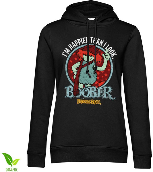 Fraggle Rock Damen Boober Happier Than I Look Girls Hoodie