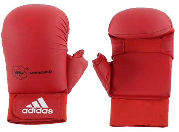 adidas WKF Karate-Handschuh mit Daumen Rot