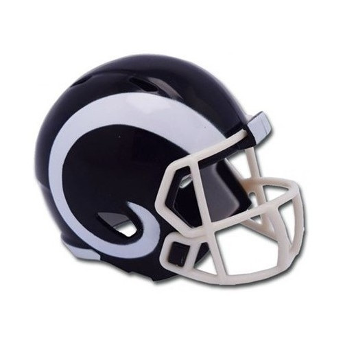 Los Angeles Rams Pocket Size Single Helm American Football NFL Blau