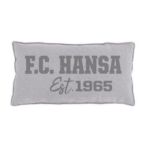 Hansa Rostock Kissen Canvas 1965 Fussball Blau-26x45cm