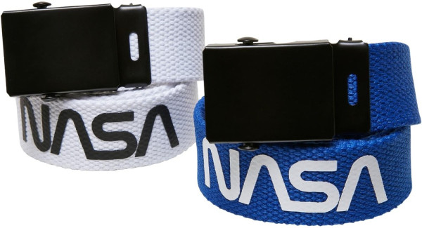 Mister Tee Jungen Gürtel Nasa Belt Kids 2-Pack White/Blue | Alle Produkte | Hüftgürtel