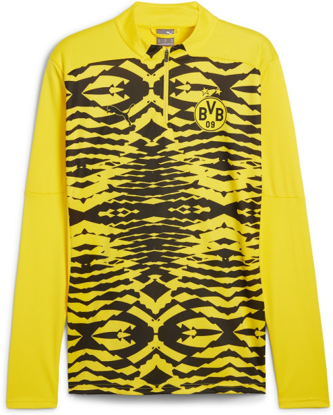 Puma Crew Sweatshirt BVB PreMatch 1/4 Zip Top 777600