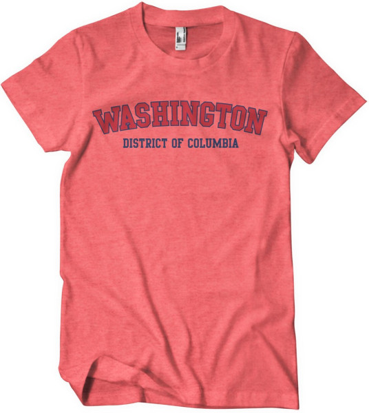 Washington District Of Columbia T-Shirt Red-Heather