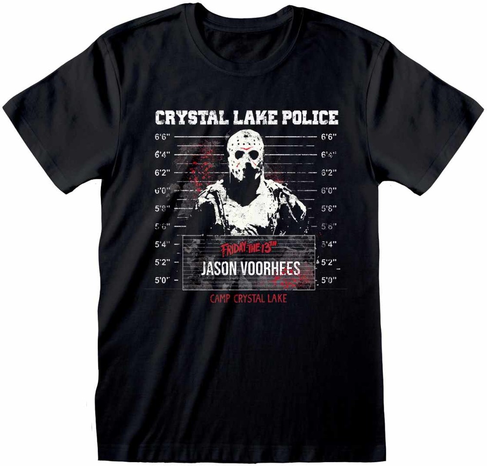 Friday The 13th - Mug Shot (Unisex) T-Shirt Schwarz - Herren / Unisex