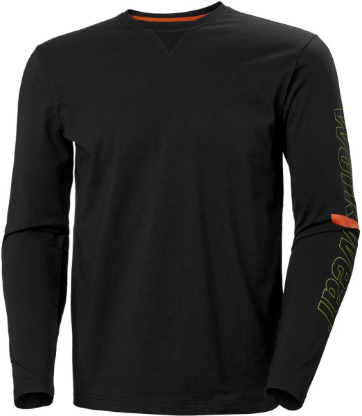 Helly Hansen Logo Longsleeve Black-S