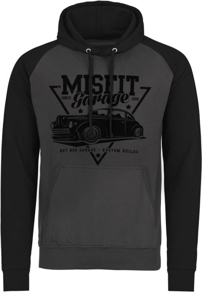Misfit Garage Since 2014 Baseball Hoodie DC-36-MG007-H81-13