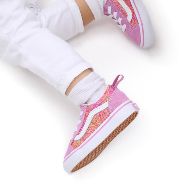 Vans Kinder Kids Lifestyle Classic FTW Sneaker Td Old Skool Elastic Lace Rose Camo Pink Floral