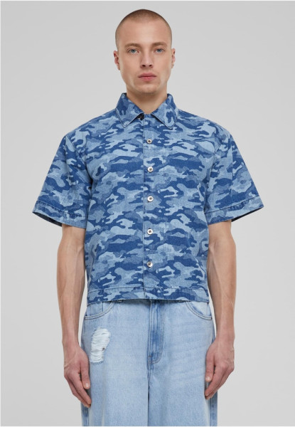 Urban Classics Hemd Laser Camo Printed Boxy Shirt TB6695