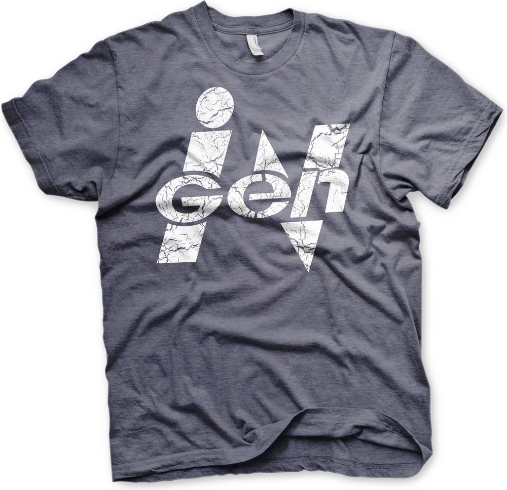 Jurassic Park iGen T-Shirt Blau-Heather - Herren / Unisex