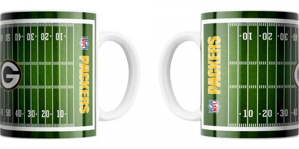 Green Bay Packers Jumbo-Tasse Field American Football NFL Grün-450ml