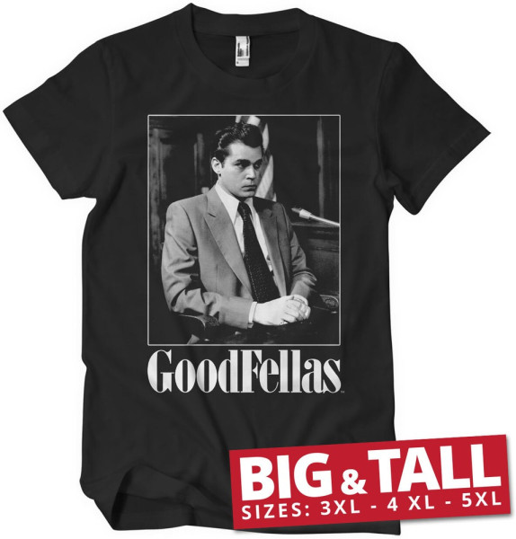 Goodfellas Hill in Court Big & Tall T-Shirt Black