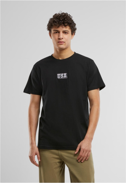 Mister Tee USA College Wording Patch Tee MT3697