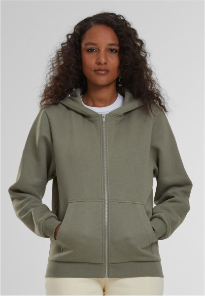 Urban Classics Damen Ladies Fluffy Zip Hoody TB7286