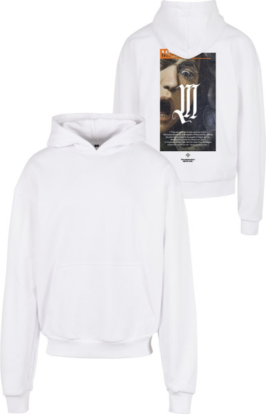 MT Upscale Sweatshirt Dusa Painting Heavy Oversize Hoody White
