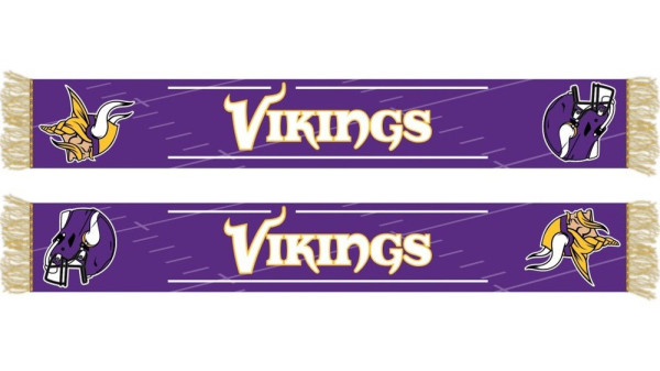 Minnesota Vikings HD Knitted Jaquard Scarf
