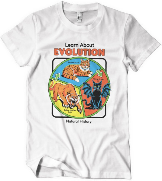 Steven Rhodes Learn About Evolution T-Shirt