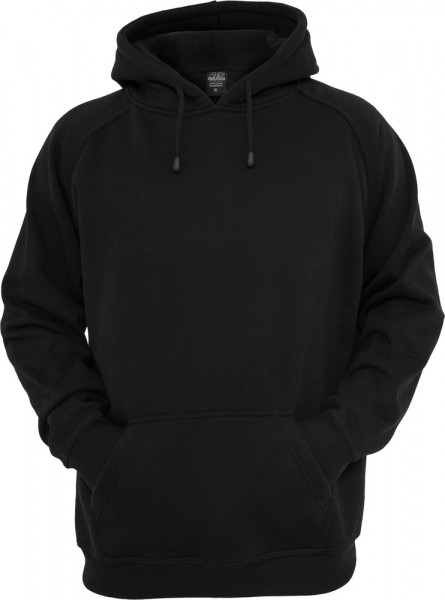 Urban Classics Kinder Hoodie Boys Blank Hoody Black