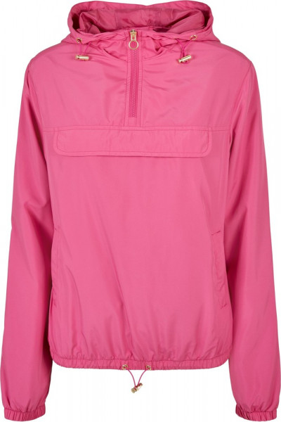 Urban Classics Damen Ladies Basic Pull Over Jacket Brightviolet