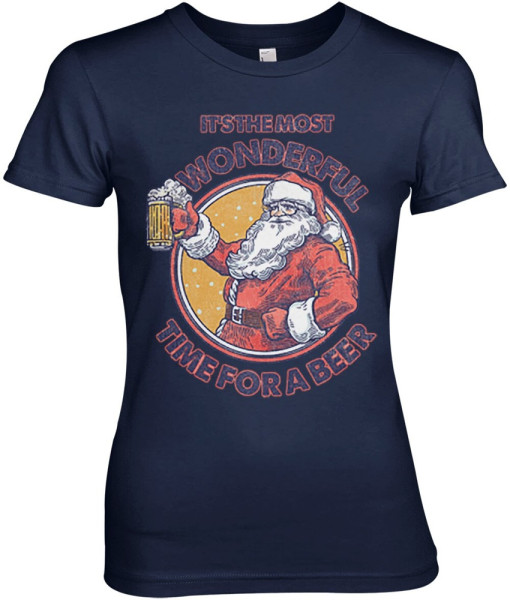 Tokigt Damen Most Wonderful Time For A Beer Girly Tee AB-5-23416-L8