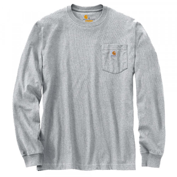 Carhartt Longsleeve Workwear Pocket T-Shirt L/S Heather Grey
