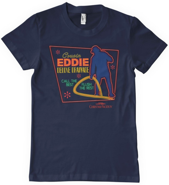 Bored of Directors Cousin Eddie Deluxe Drainage T-Shirt Navy