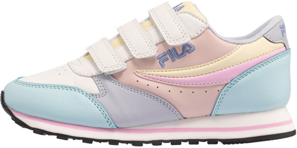 Fila Retro Running Sneaker Orbit Fastener Low Kids Marshmallow-Spa Retreat