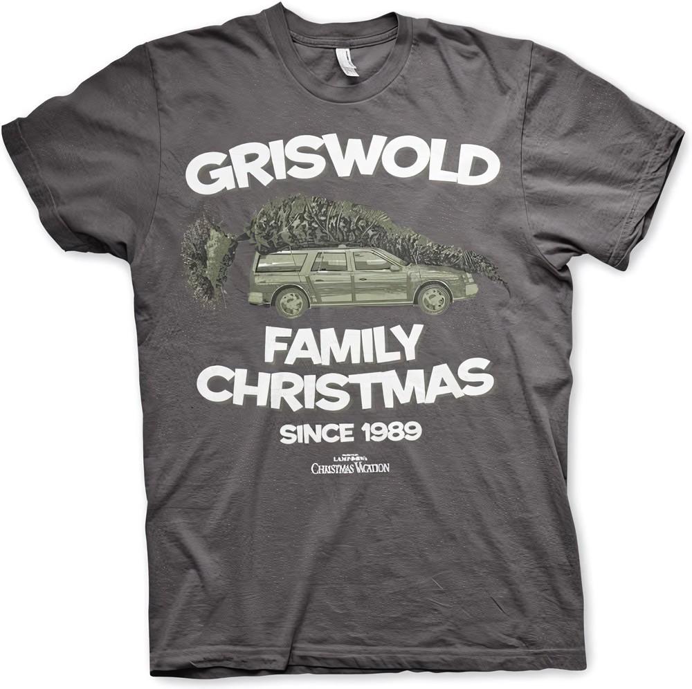 National Lampoon's Christmas Vacation Griswold Family Christmas T-Shirt Dark-Grau - Herren / Unisex