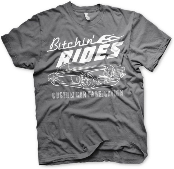 Bitchin' Rides Custom Car Fabrication T-Shirt DC-1-BR003-H83-10