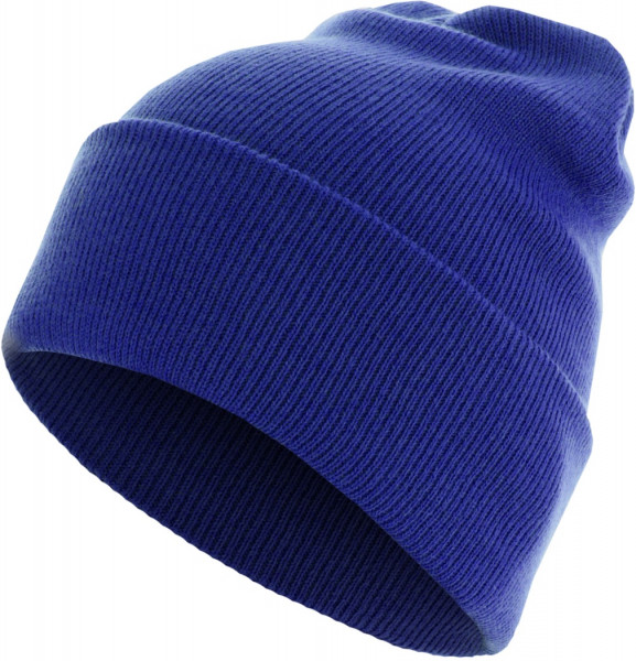 MSTRDS Beanie Beanie Basic Flap Long Version Royal