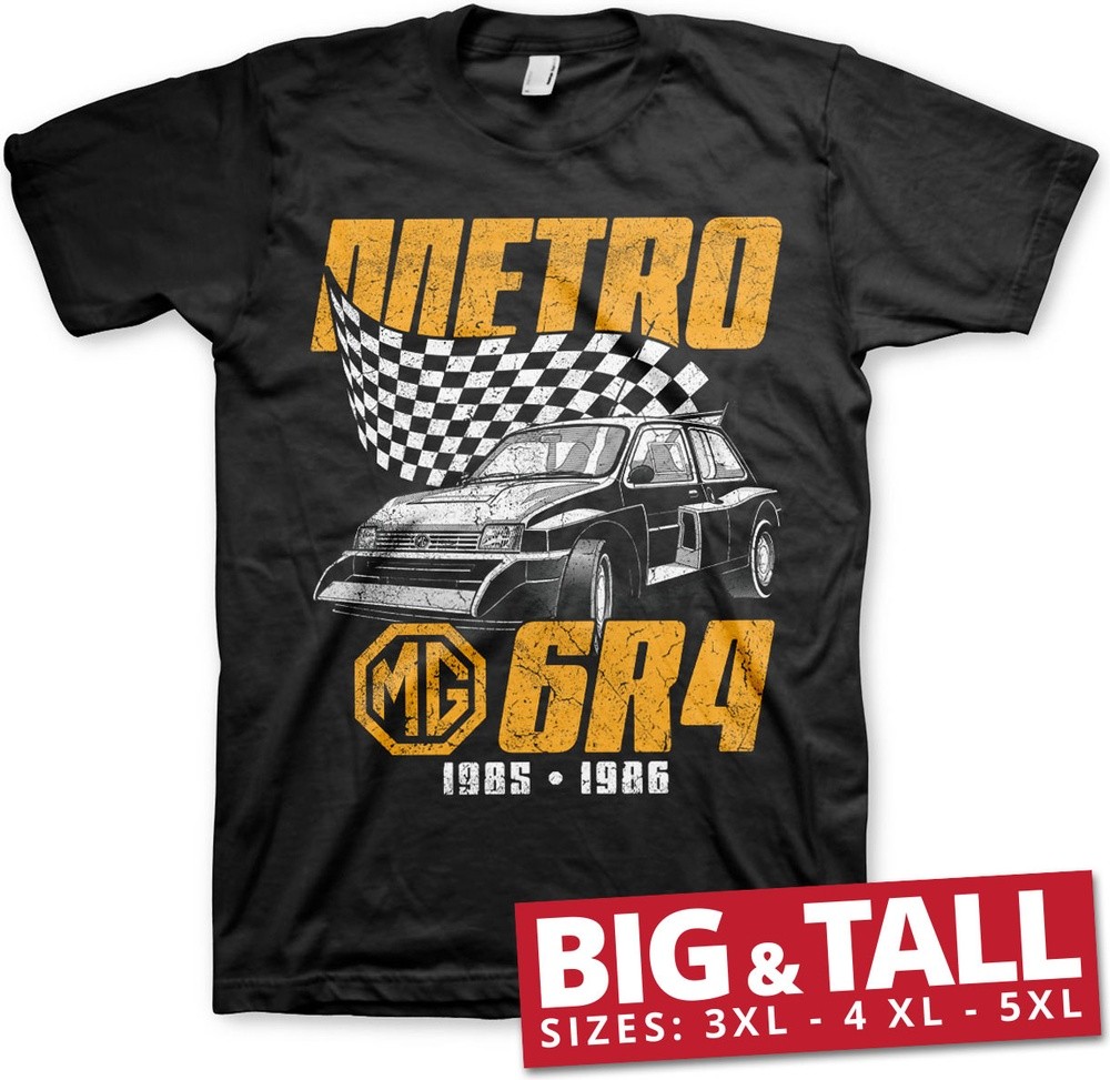 The MG Metro 6R4 Big & Tall T-Shirt Schwarz - Herren / Unisex