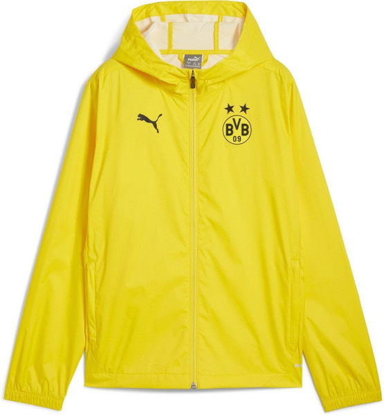 Puma Kinder Regenjacke BVB Training All Weather Jacket Jr 777622