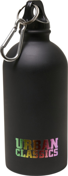 Urban Classics Trinkflasche Survival Logo Bottle Black