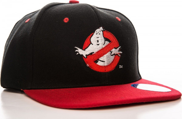 Ghostbusters Logo Snapback Cap Black-Red